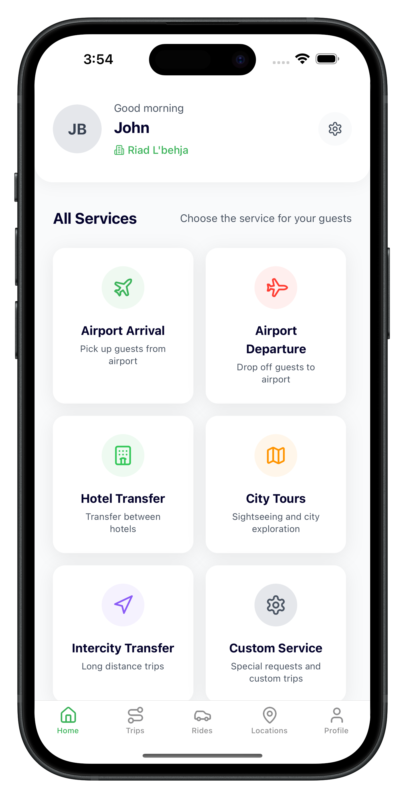 Lgrima Client App Dashboard